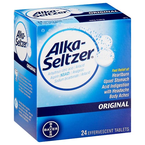 Image for Alka Seltzer Antacid/Analgesic, Original, Effervescent Tablets,24ea from Parkway Pharmacy